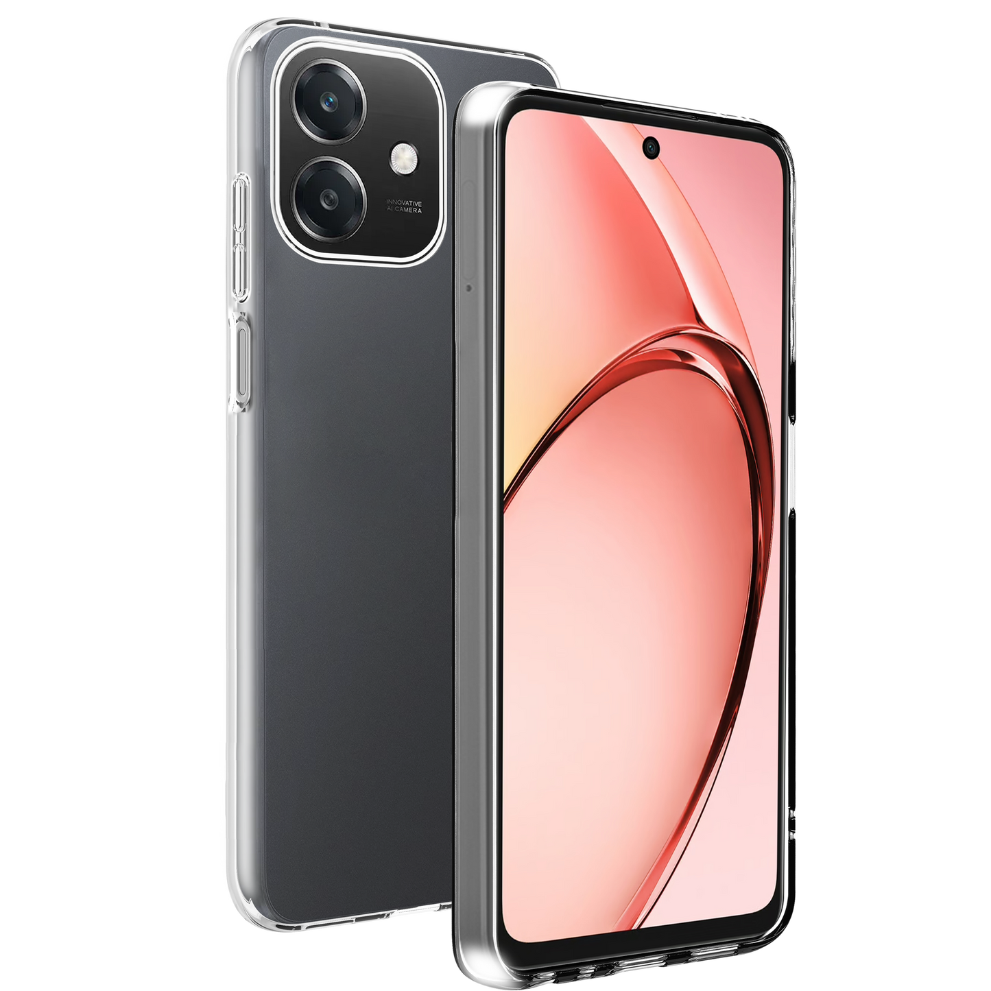 BeHello Case für Oppo A60 5G - Stoßfest - Flexibel - Präzise Passform - Transparent