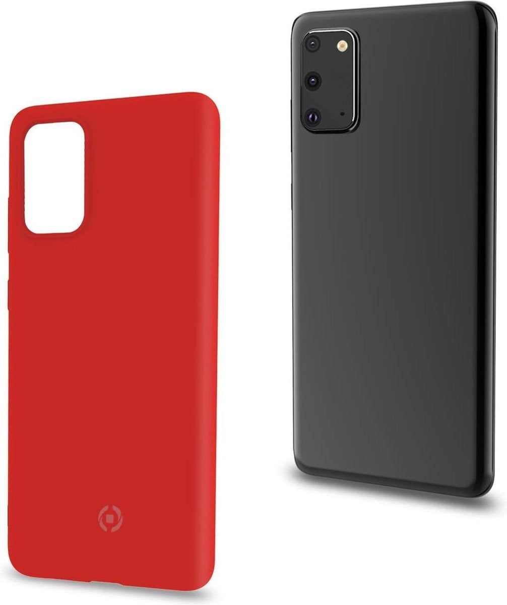 Celly Fall geeignet für Samsung Galaxy S20 - Silikon Back Cover - Rot