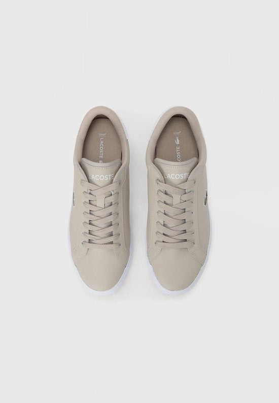 Lacoste POWERCOURT 126 1 SMA GRY/WHT Herren-Sneaker – grau-weiß - Größe 40