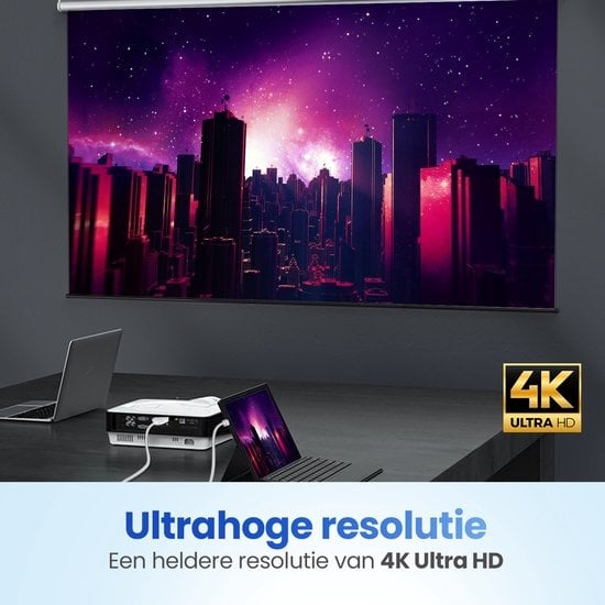 GarpexÂ® Mini DisplayPort zu HDMI Kabel - Mini DP zu HDMI Kabel - HDMI Kabel - 4K 30Hz Ultra HD - Weiß - 1.8 Meter