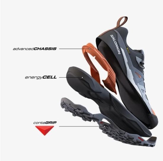 Salomon X ULTRA 360 GTX – GORE-TEX – Herren-Wanderschuhe Schwarz 474532, Größe: EU 43 1/3, UK 9