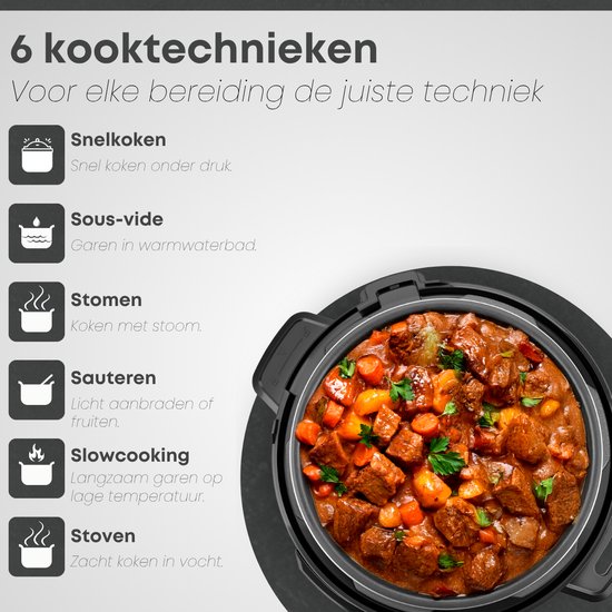 Savoré Kitchen Schnellkochtopf - 6L - PFAS frei - Multikocher