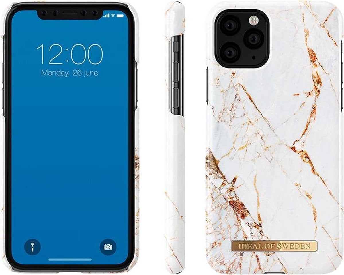 iDeal of Sweden iPhone 11 Pro Hülle - Kunststoff - Carrara Gold - Marmor