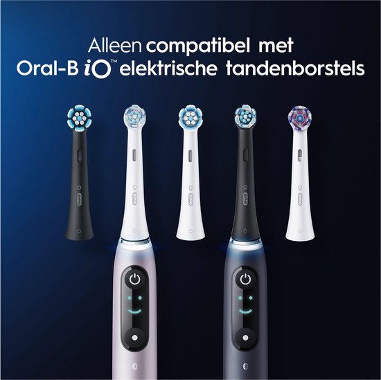 Oral-B iO Ultimate Clean Black – Aufsteckbürsten für Zahnbürste – 8er-Pack