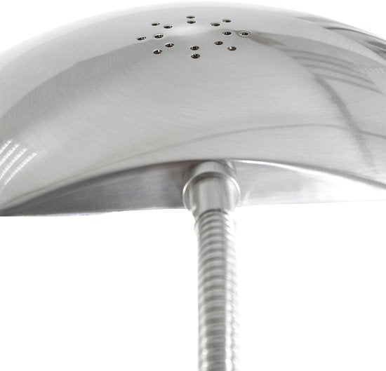 Stahl-Tischlampe Biron 1315ST – Neigbar und verstellbar – Modernes Design – Mexlite – Inklusive 194 cm langem Kabel – Höhe 25–46 cm