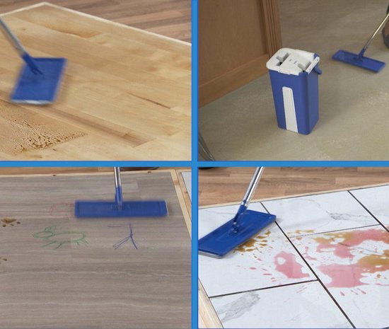 Livington Touchless Mop XXL – selbstreinigender Mopp – Haushaltshilfe 2019 – großes Fassungsvermögen von 7 Litern – automatisches Wischsystem – um 360 Grad drehbarer Mopp – Bodenreinigung – einfache Reinigung