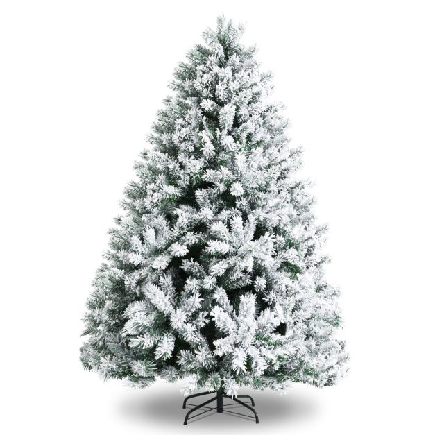 Coast Künstlicher Weihnachtsbaum - verschneit - 180 cm - PVC - Grün/Weiß
