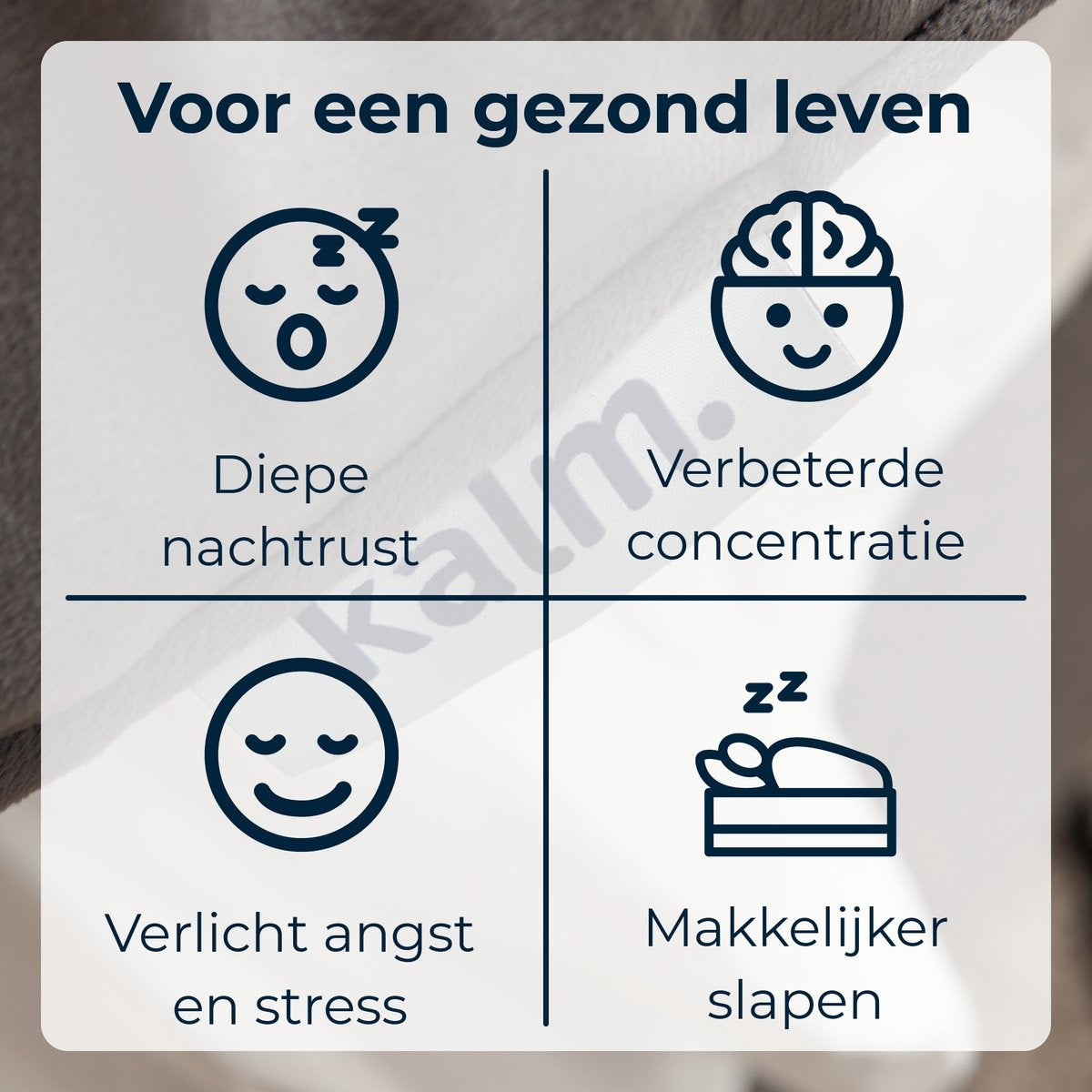 Kalm Beschwerungsdecke 6 KG - Beschwerungsdecke - Anti Stress
