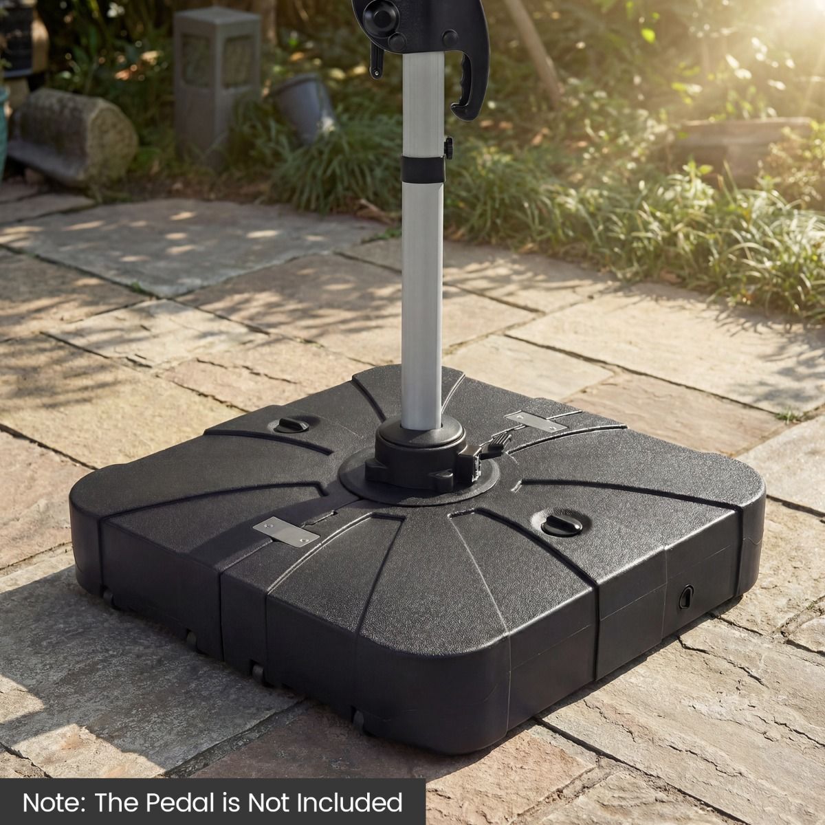 Coast Sonnenschirmständer auf Rollen – Größe M – bis 130 kg – schwarz