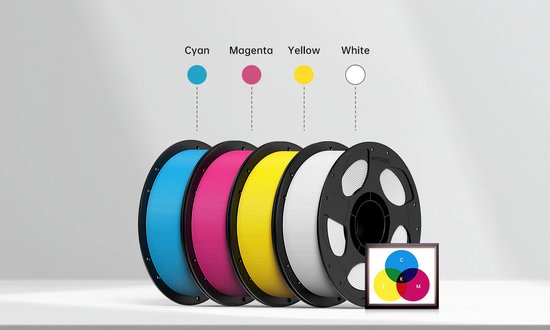 AnyCubic PLA Basic Weiß 3D-Filament 1,75 mm 1 kg.