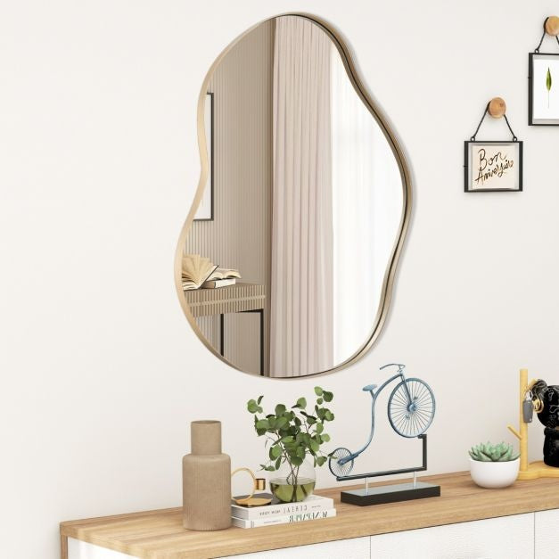 Coast Asymmetrischer Wandspiegel - 78 x 56 cm - Gold