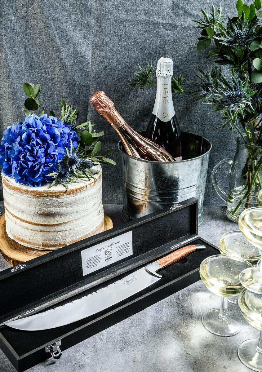 Laguiole Style de Vie Champagnersäbel - in Geschenkbox - Palisanderholz