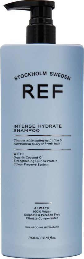 REF Stockholm – Intense Hydrate Shampoo – 1000 ml – Locken – Haar – Shampoo für trockenes Haar – Shampoo