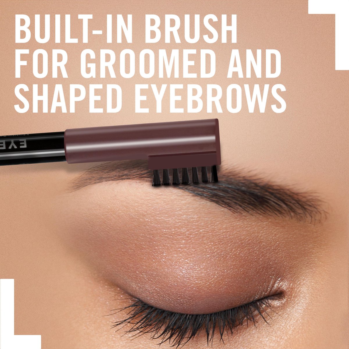 Rimmel London Professional Augenbrauenstift – 001 Dark Brown – 1 g – mit Kamm – wischfest
