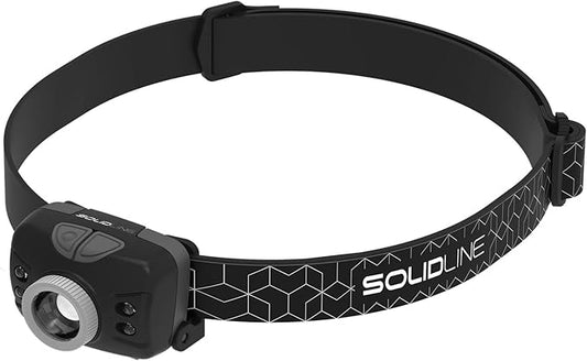 Solidline Stirnlampe von Ledlenser GMT Outdoor SH5 Schwarz