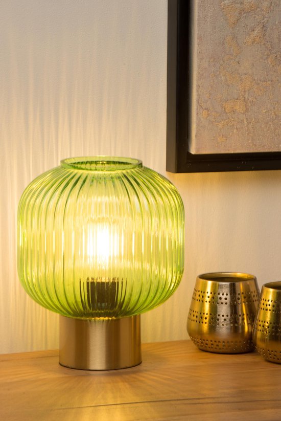 Lucide MALOTO – Tischlampe – Ø 20 cm – 1xE27 – Grün