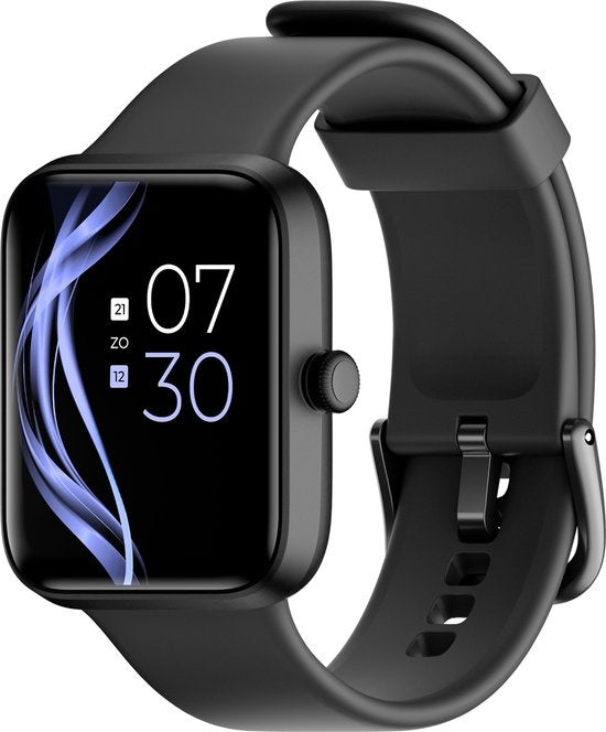 Lunis - Smartwatch - Apple & Android - Touchscreen - Unisex- Schwarz