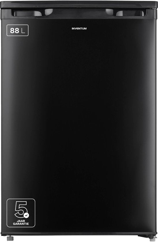 Inventum VR550B Tischgefriertruhe, 88 Liter – 55 cm breit – Energieeffizienzklasse D – Tiefkühlgerät – Kompakt – Freistehend – 3 Schubladen – Schwarz