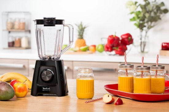 Tefal BlendForce II BL4208 – Mixer – 1,25 l – 600 W – Smoothie-Mixer – Pulsfunktion