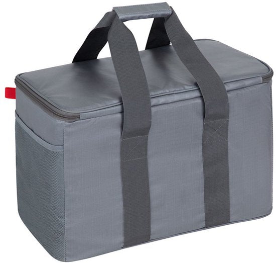 Resto Polis Kühltasche - 23L - Wasserfest - Auslaufsicheres Innenfutter - Trageriemen - Picknick & Reisen - Grau