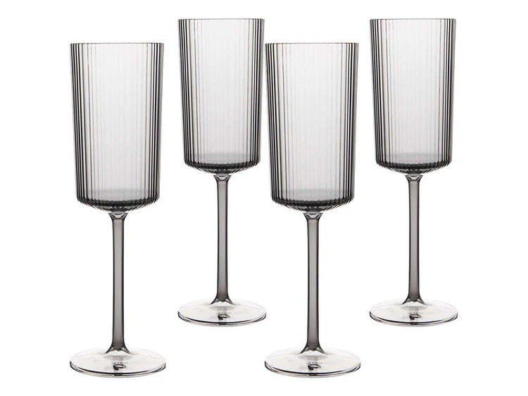 Bo-Camp Nomad RPET-Weingläser – 300 ml – 4er-Set – recycelter Kunststoff