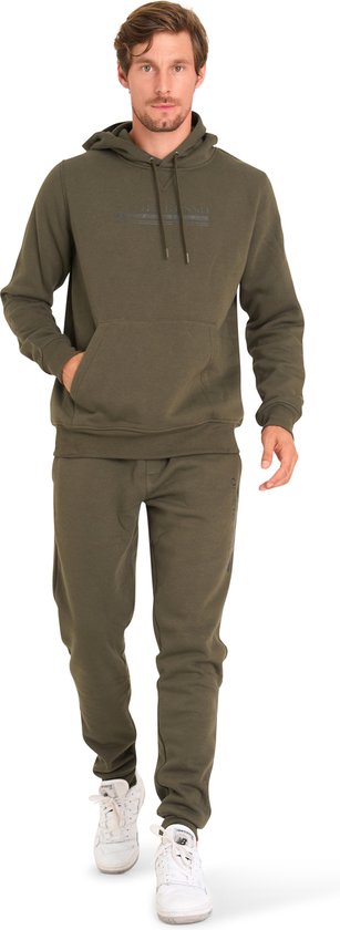 Mario Russo Trainingsanzug Anselm - Hausanzug - Jogginganzug - Hoodie - Armee Grün - XL