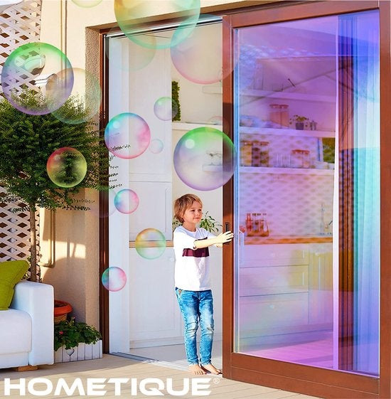 Homewell - Holografische raamfolie HR++ 90x200cm - Zonwerend & Isolerend - Statisch Zelfklevend - Zeepbel-effect