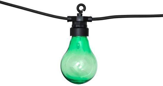 Atmosphera Solar-Garten-Lichterkette – bunt – Kunststoff – 490 cm – für den Außenbereich – LED-Licht – solarbetriebene Gartenbeleuchtung
