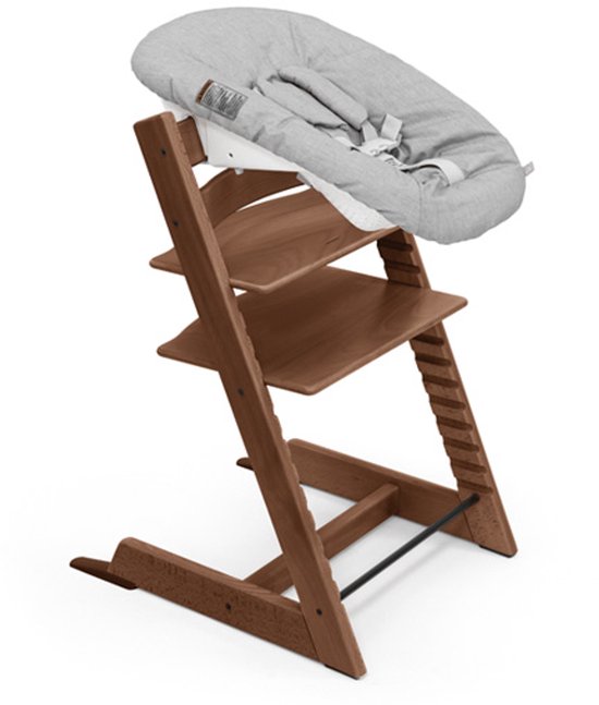 Tripp Trapp-Stuhl von Stokke, Warm Brown – verstellbarer, umbaubarer Stuhl für Kleinkinder, Kinder und Erwachsene – praktisch, bequem und ergonomisch – klassisches Design