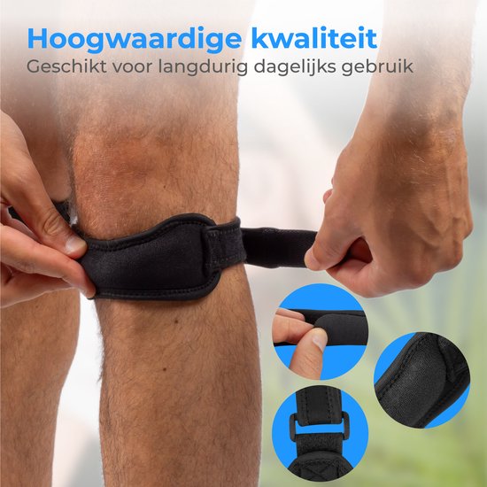 Nuvance - Patella Brace - Knieschiene - 2er-Set Knieschienen - Knieschiene zur Unterstützung - Knieschiene für Sport