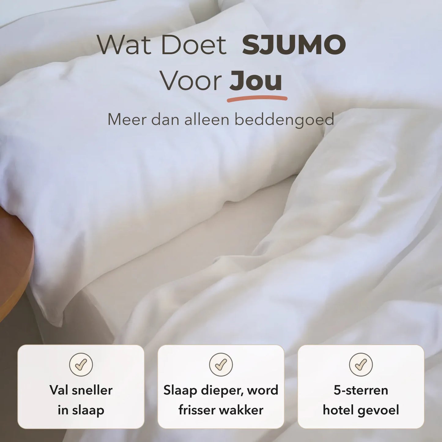 Sjumo - Tencel Sateen Splittopper Spannbetttuch - 200x210 cm - Frisches weißes Tencel & Baumwollsatin - Premium Glanz & Seidenweich - Antiallergisch & Atmungsaktiv - Für verstellbare Betten