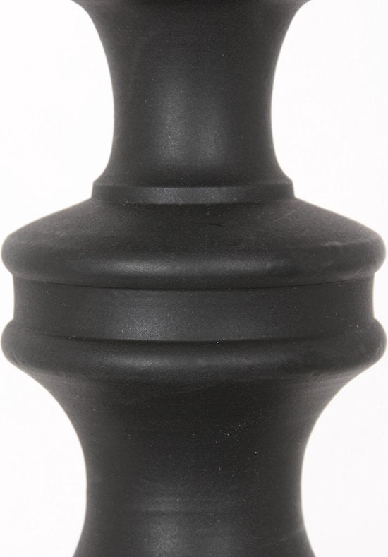 Anne Lighting Tischleuchte Lyons - schwarz - Metall - 15,5 cm - E27 Fassung - 3467ZW