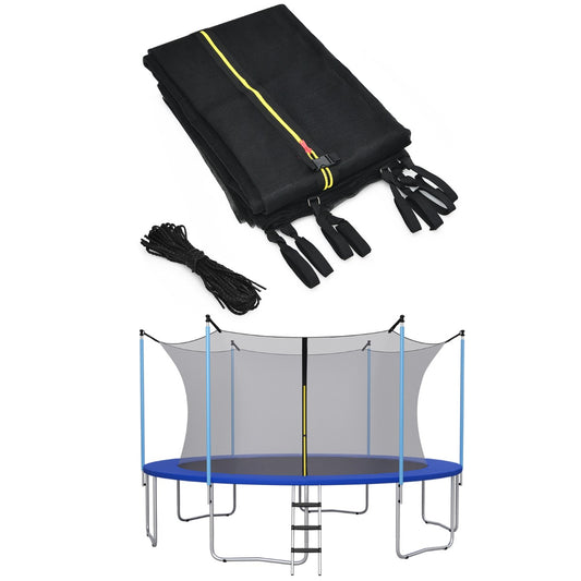 Coast Sicherheitsnetz für Trampolin Ø487 cm x 180 cm - Schwarz