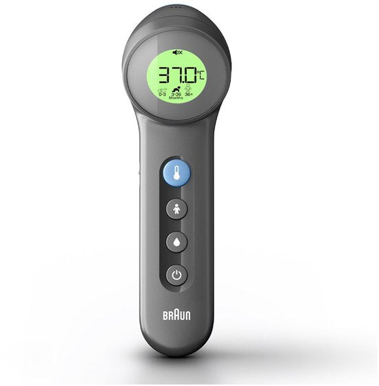 Braun BNT400B Age Precision Touch/No Touch Fieberthermometer Anthrazit