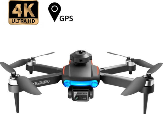 PuroTech Quad-Drohne Full HD 4K Kamera - 45 Minuten Flugzeit - Hindernisvermeidung - Inklusive 3 Batterien - Kein Flugschein erforderlich - Geeignet für Kinder / Erwachsene - Geschenk Weihnachten & Nikolaus