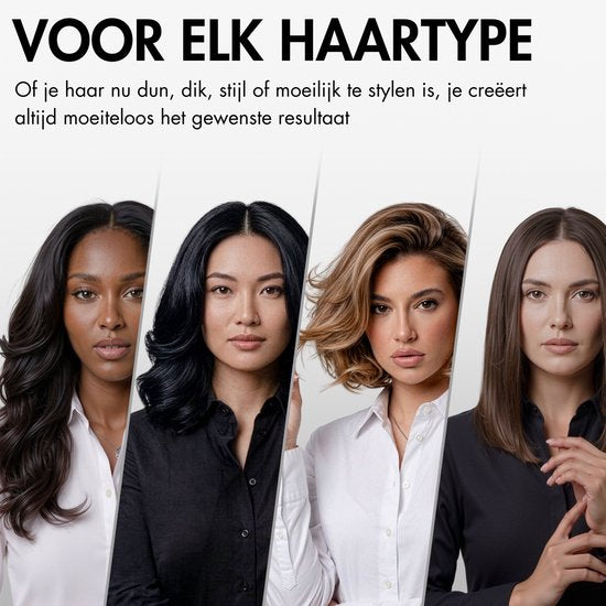 Sansbeauté® Blowout 3-in-1-Thermobürste 38 mm - Keramik-Wärmebürste - Multistyler - Airstyler - Lockenbürste - Haarbürste - Glättbürste - Wärmebürste - Volumen und Locken - Drehbares Kabel