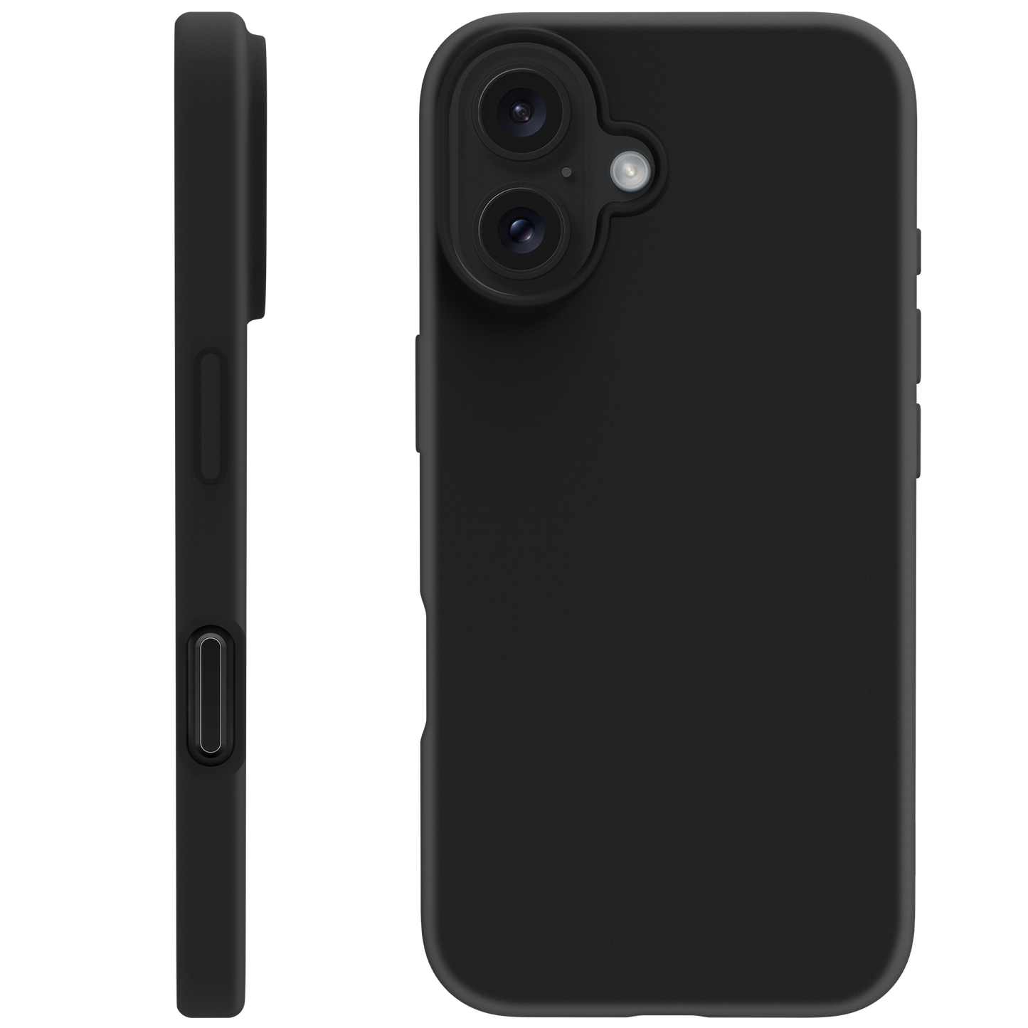 BeHello Tasche iPhone 16 Soft Touch - MagSafe - Schwarz