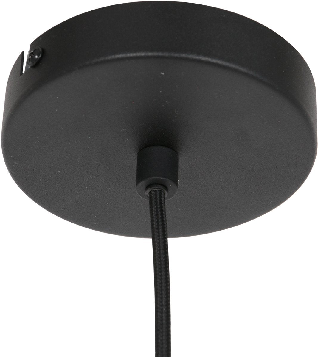 Anne Lighting Hängeleuchte Flinter - Ø50 cm - Metall - E27 - Schwarz