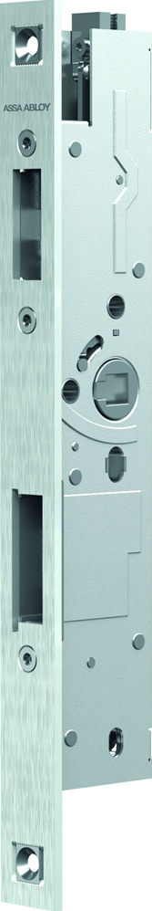 ASSA ABLOY N1920 Panik-Türschloss – Riegelmaß 40 mm – Frontplatte aus Edelstahl 24 x 270 mm – rechteckig