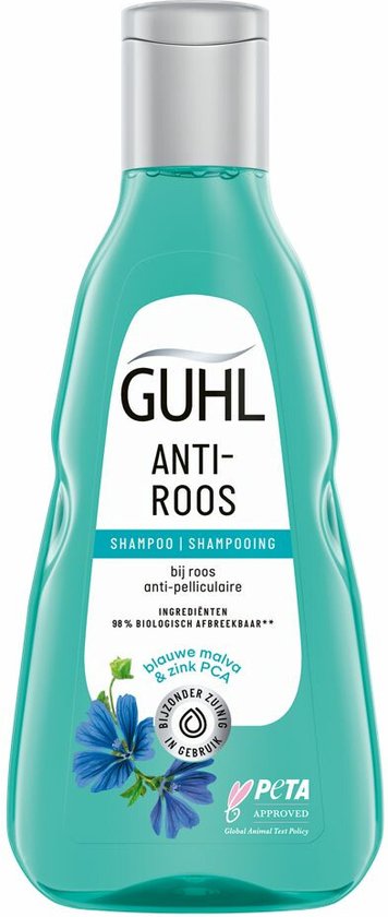 Guhl Anti-Schuppen-Shampoo – 4 x 250 ml – Vorteilspackung
