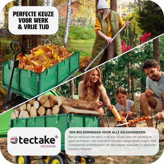 tectake - XXL Shedding-Wagen Gartenwagen Transportwagen - 401418