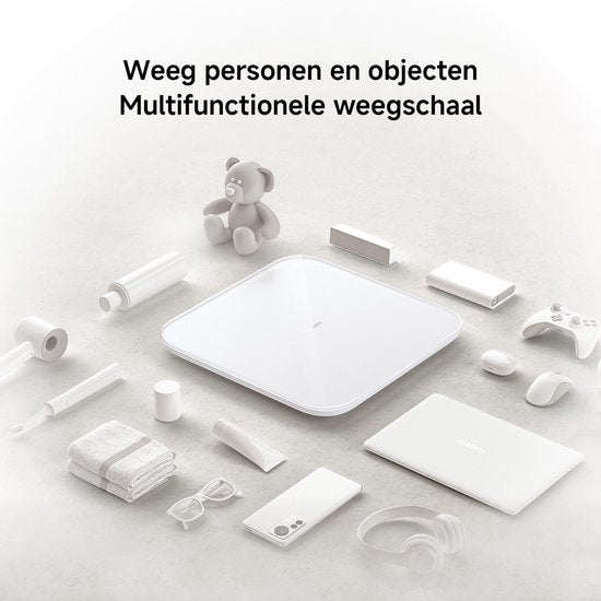 Xiaomi Smart Scale S200 Weiß | Intelligente Personenwaage | Genauigkeit: 0,05 kg | BMI | Xiaomi Home App | Bis zu 150 kg