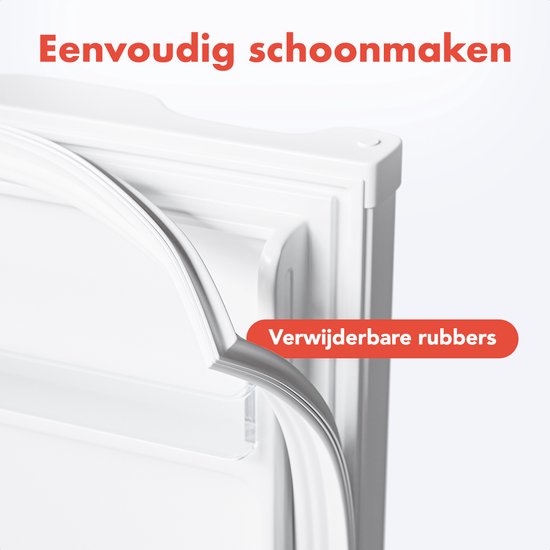 KitchenBrothers Kühlschrank - 88L - Kühlschrank - Tischmodell - Kühlschrank - Freistehend - Weiß