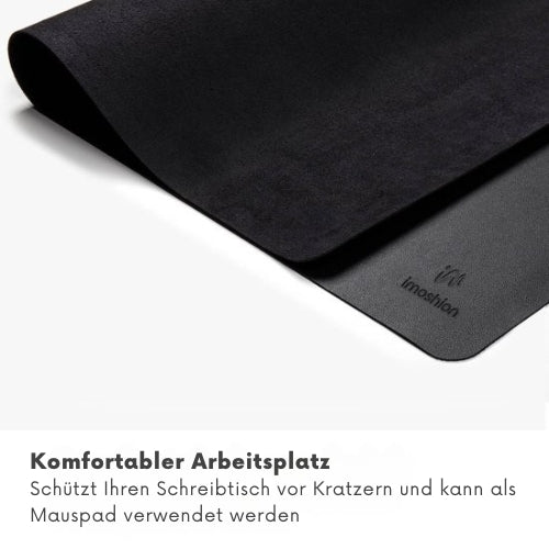 imoshion - Beheiztes Schreibtischpad - 3 Stufen - 40 bis 60 Grad - 90 x 45 cm - Schwarz