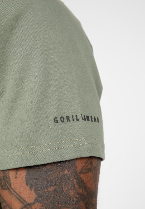 Gorilla Wear Leon T-Shirt – Sportshirt – Grün – XL