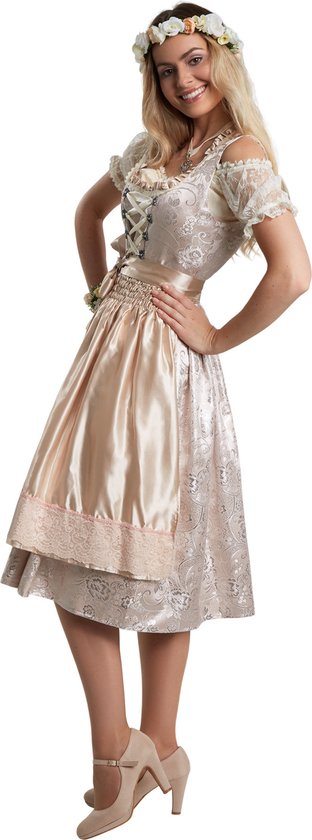 Dressforfun Midi-Dirndl Traunstein Modell 2 XL - Faschingskostüm Kostüm Halloween Faschingskostüm Partykleid Faschingskostüm Partykleid - 304633