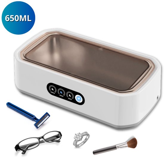 Ultraschallreiniger - 650ml - Brillenreiniger - Schmuckreiniger - Uhr - Zeri