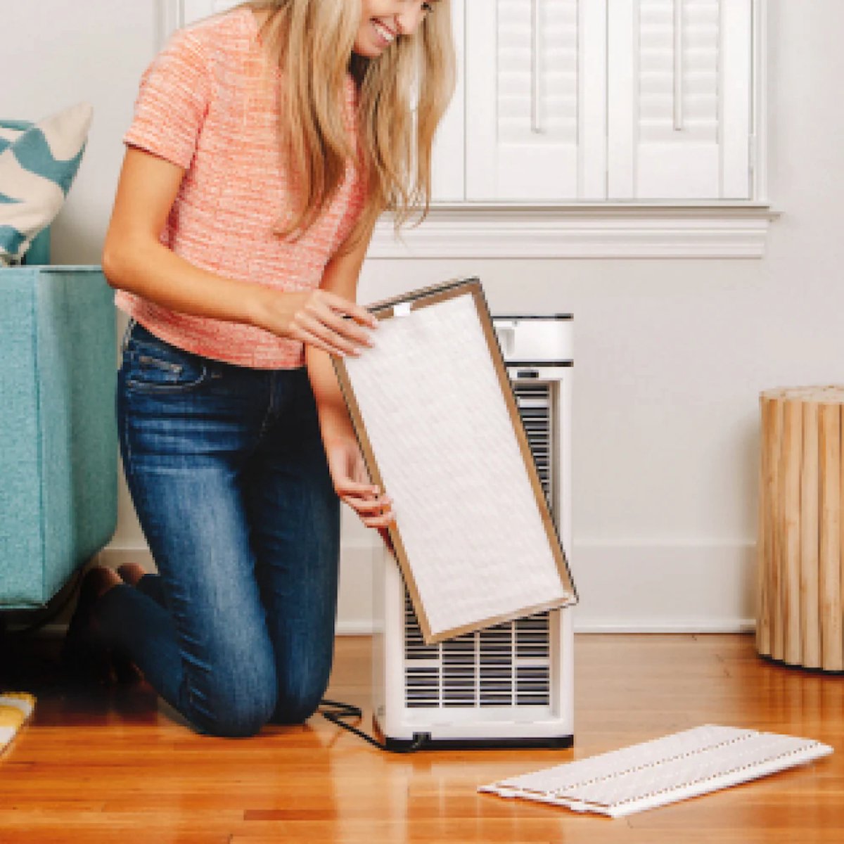 Medify Air MA-40 Ersatzfilter - HEPA H13 + Aktivkohle - 1 Stück - 27,9 x 33 x 3,8 cm - Weiß