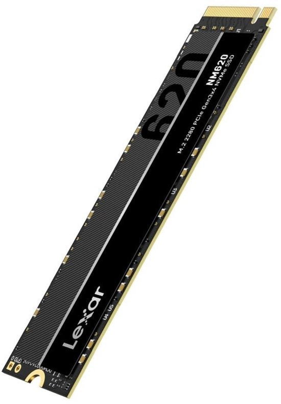 Lexar NM620 – Interne SSD – PCIe Gen3x4 – NVMe M.2 2280 – 512 GB