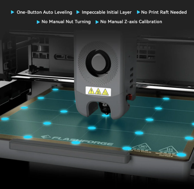 FlashForge Adventurer 5M 3D-Drucker – 600 mm/s – 220 × 220 × 220 mm – Direktextruder